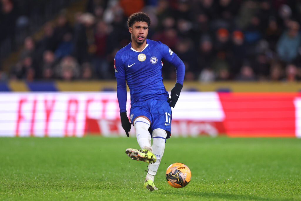 Andrey Santos of Chelsea during the Emirates FA Cup Fourth Round match between Hull City and Chelsea