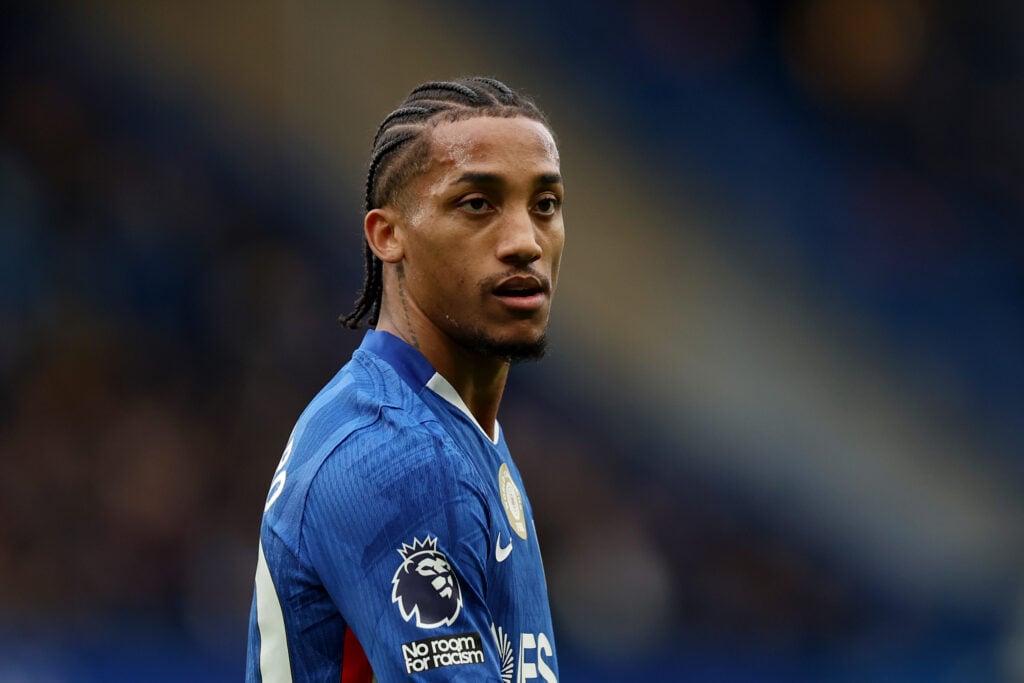 Joao Pedro of Chelsea looks on