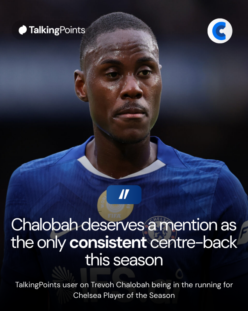 TalkingPoints user discussing Chelsea defender Trevoh Chalobah