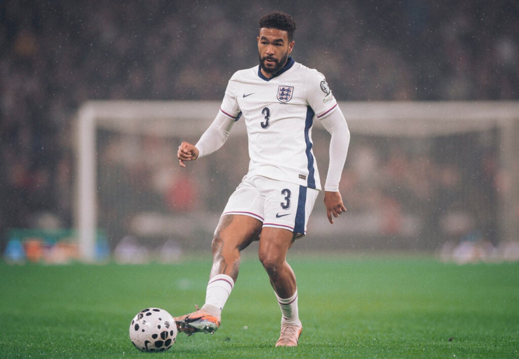 Reece James of England in action