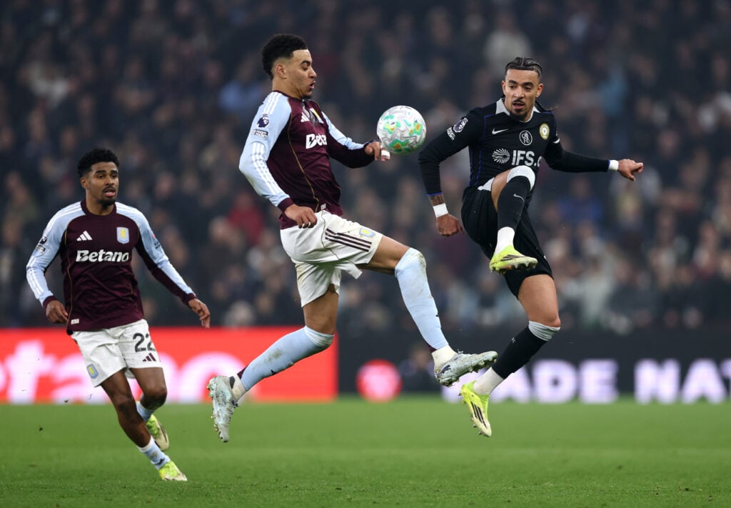 Morgan Rogers v Chelsea.