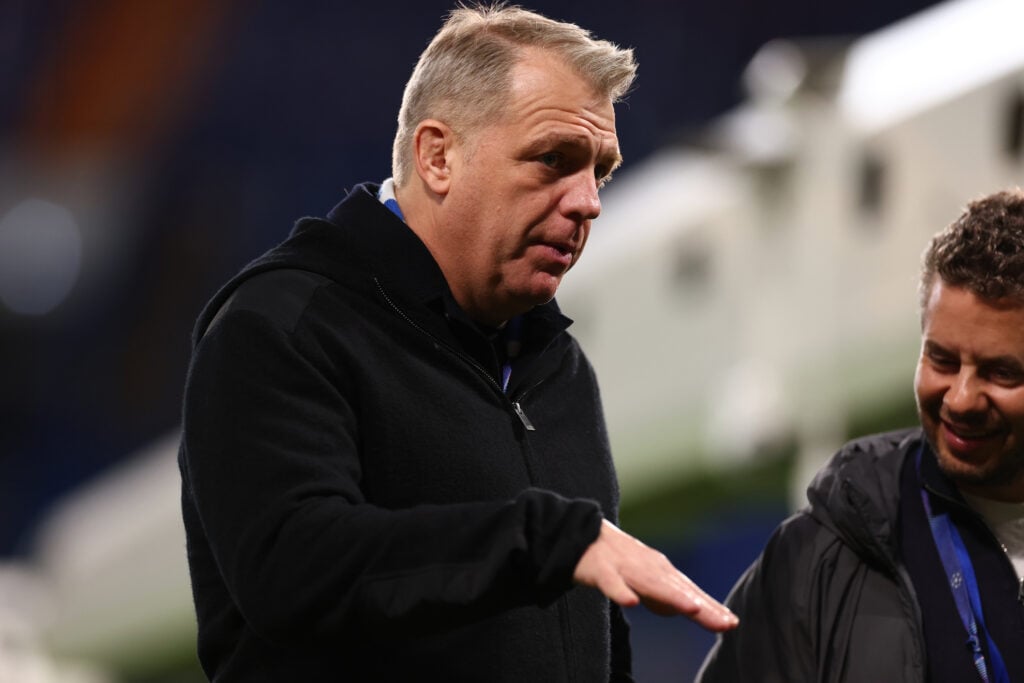 Chelsea owner Todd Boehly during the UEFA Champions League 2025/26 Round of 16 Second Leg match between Chelsea FC and Paris Saint-Germain FC at Stamford Bridge on March 17, 2026 in London, United Kingdom.