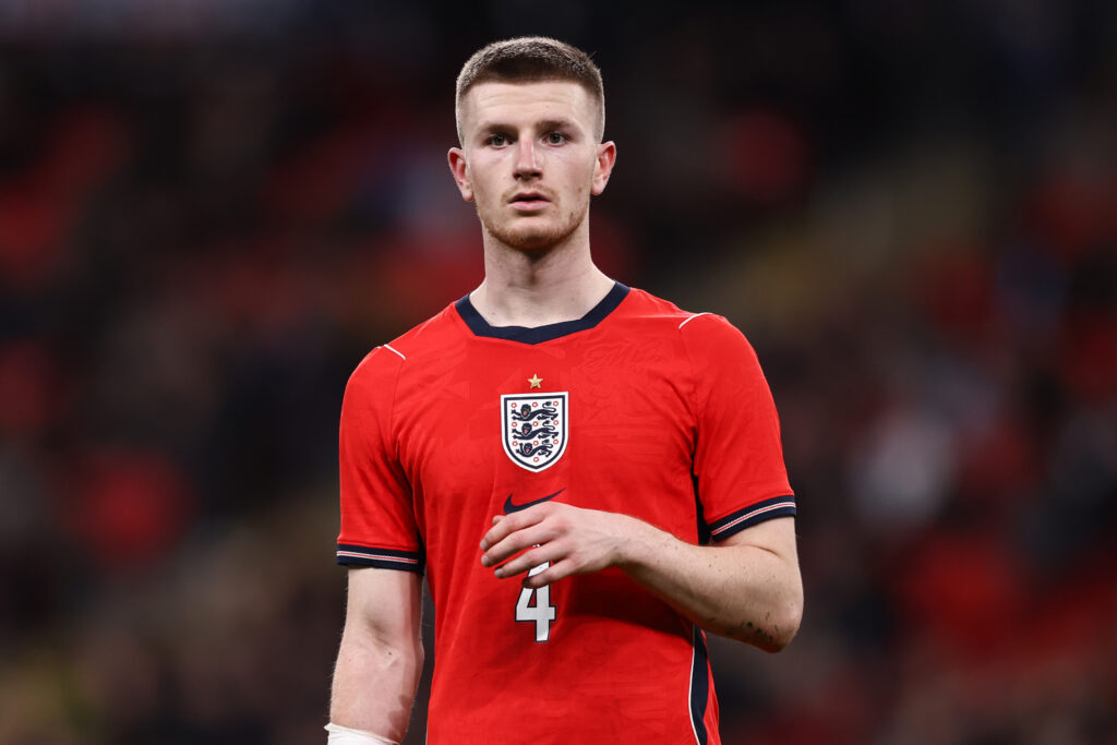 Adam Wharton of England during the international friendly match between England and Uruguay