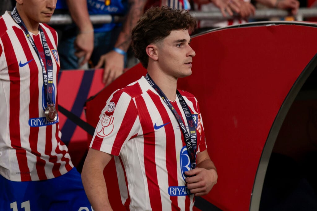Julian Alvarez of Atletico de Madrid during the Copa del Rey final