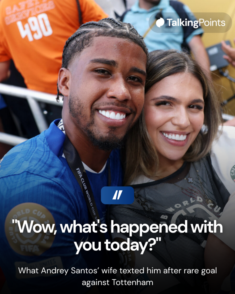 Andrey Santos' wife's text to him