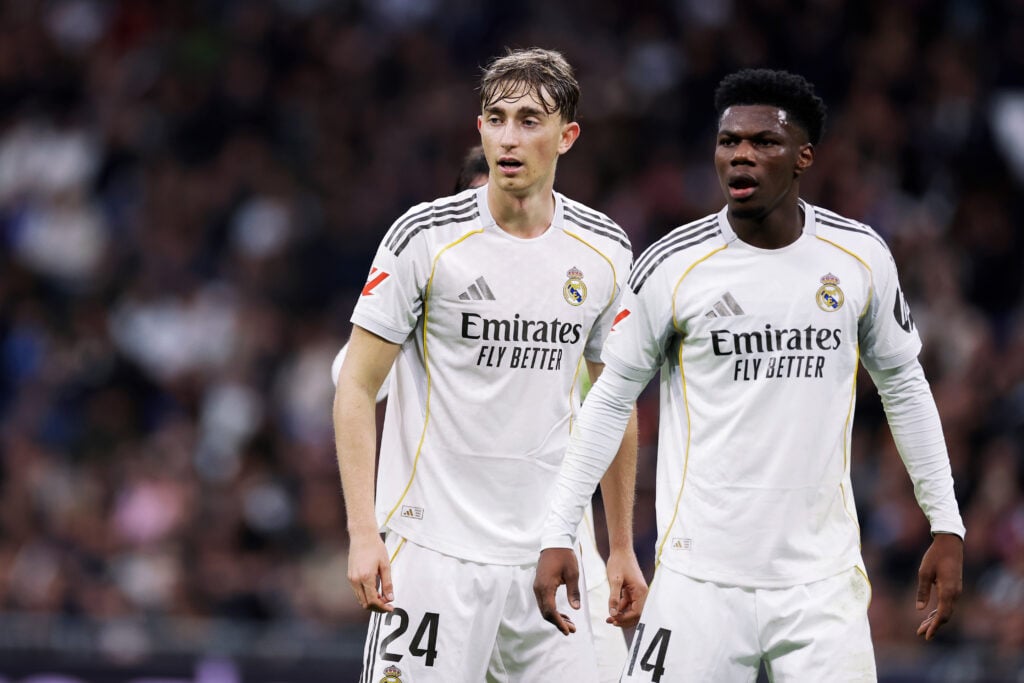 Dean Huijsen of Real Madrid, Aurelien Tchouameni of Real Madrid