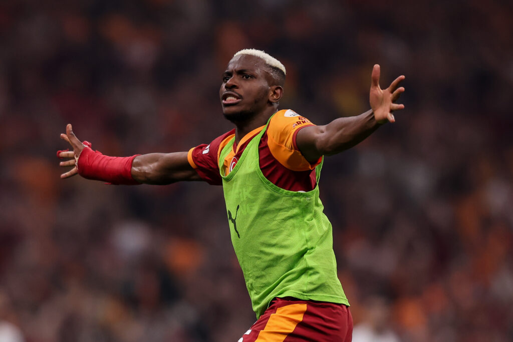 Victor Osimhen of Galatasaray celebrates