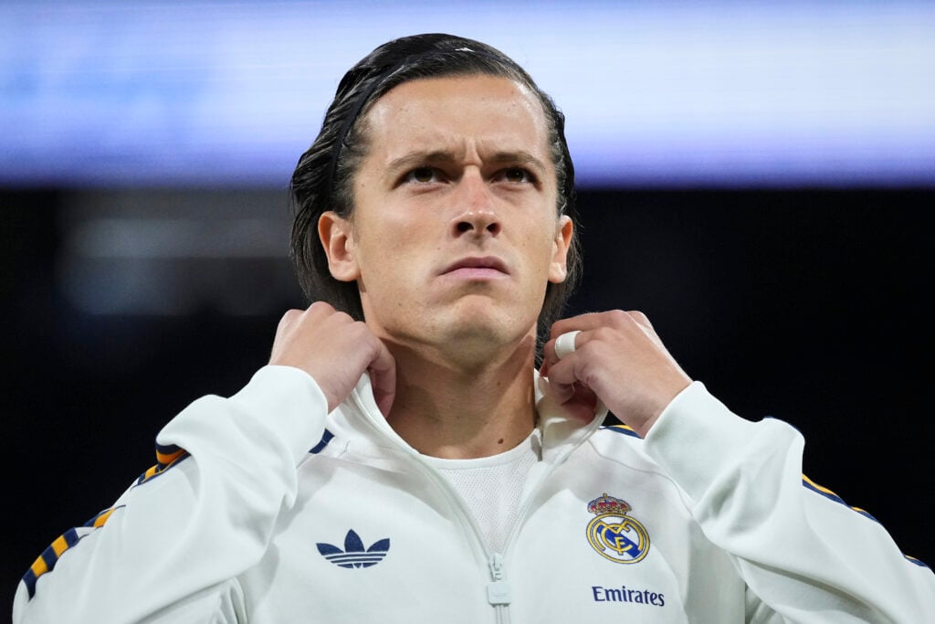 Alvaro Carreras of Real Madrid