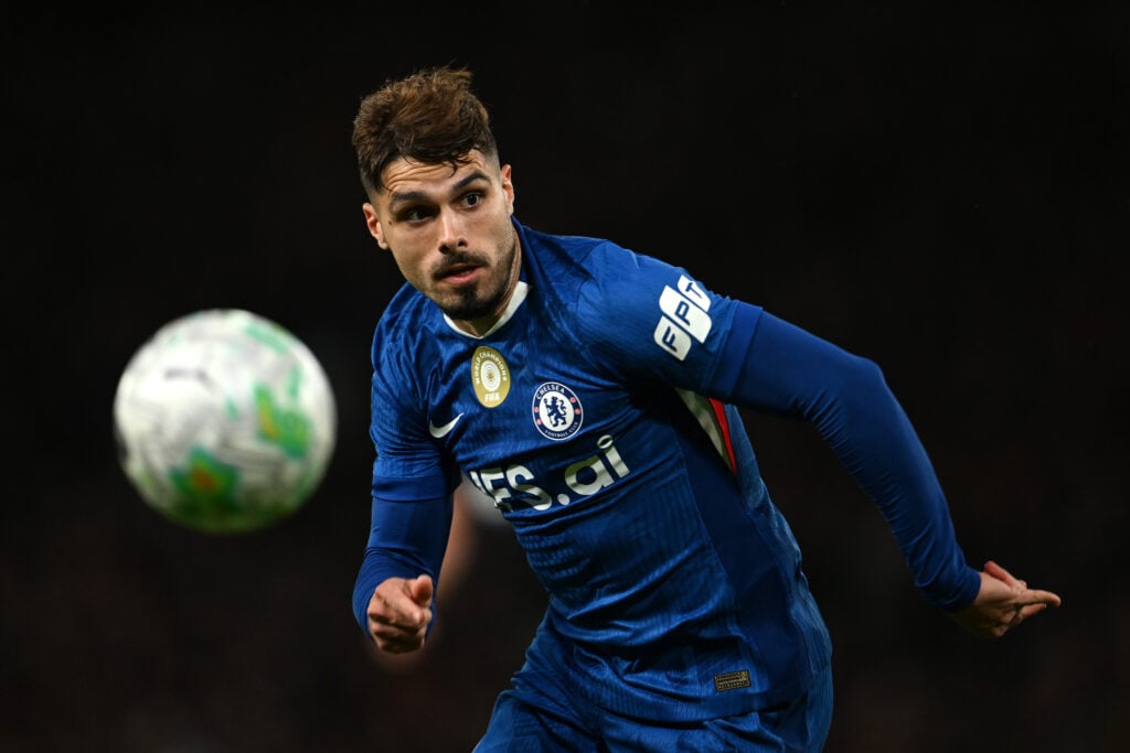 Pedro Neto of Chelsea chases a loose ball