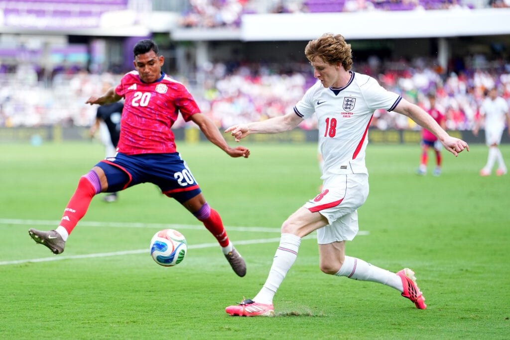 Anthony Gordon #18 of England