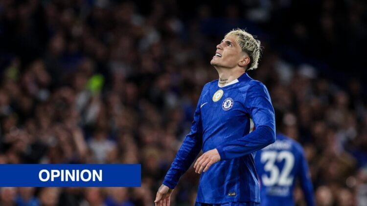 Alejandro Garnacho of Chelsea seen during the UEFA Champions