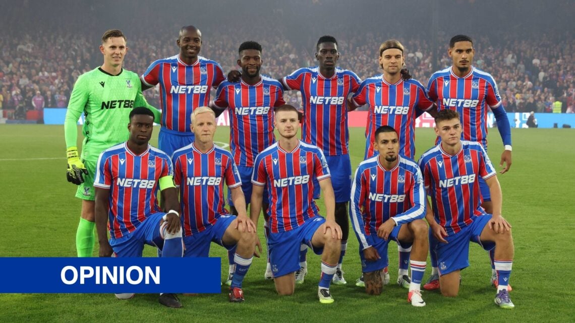 Crystal Palace players before Conference League game
