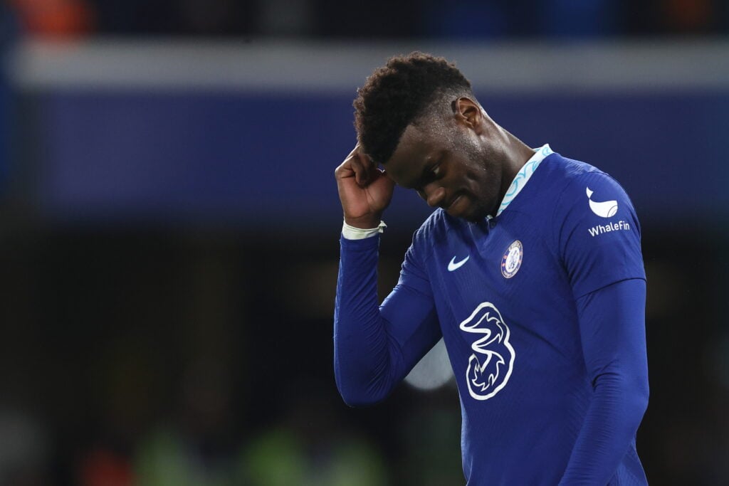 Benoit Badiashile of Chelsea