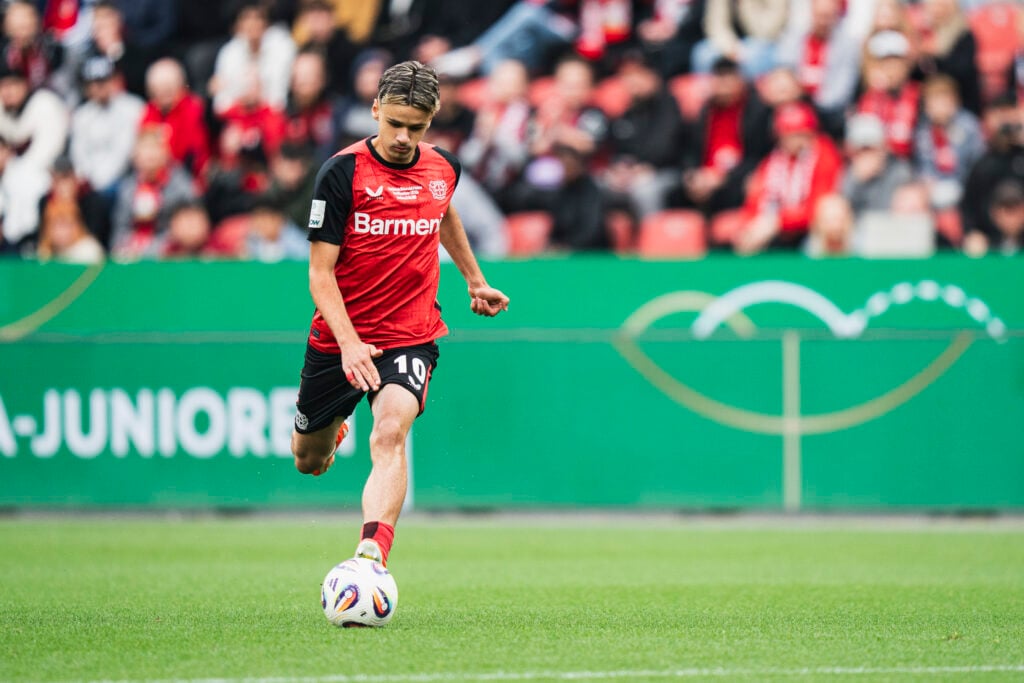 Kerim Alajbegovic of Bayer 04 Leverkusen