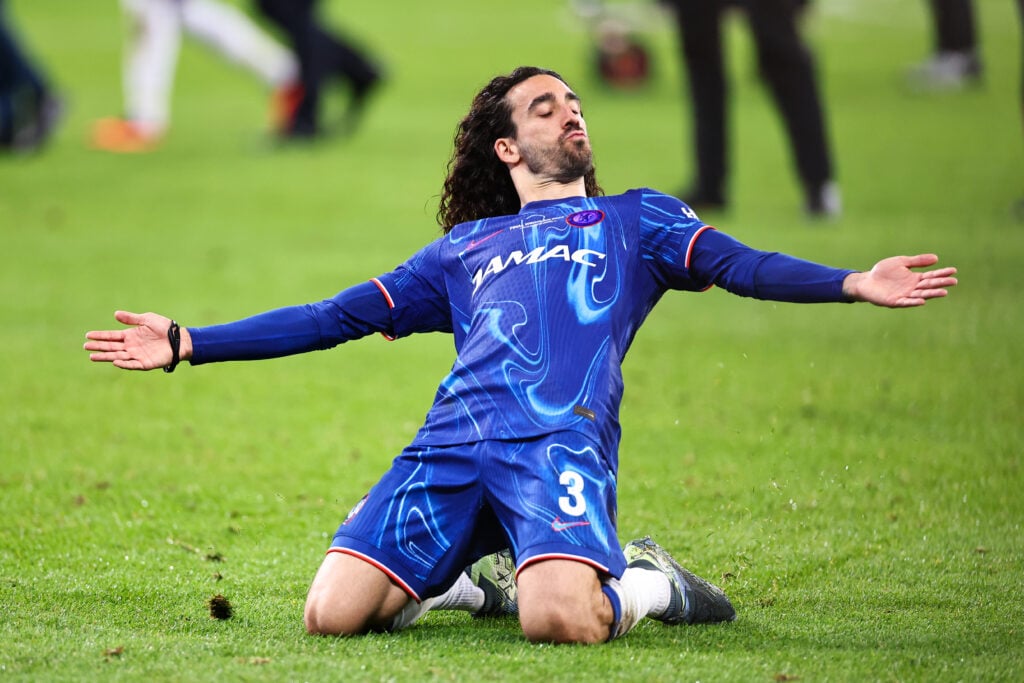 Marc Cucurella of Chelsea celebrates