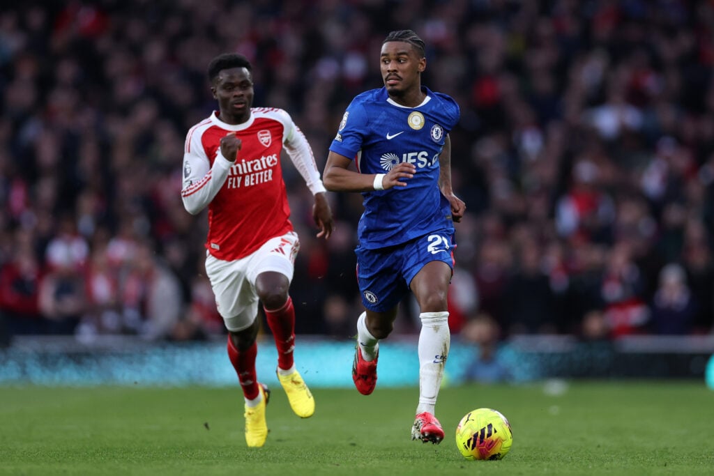 orrel Hato of Chelsea during the Premier League match between Arsenal and Chelsea