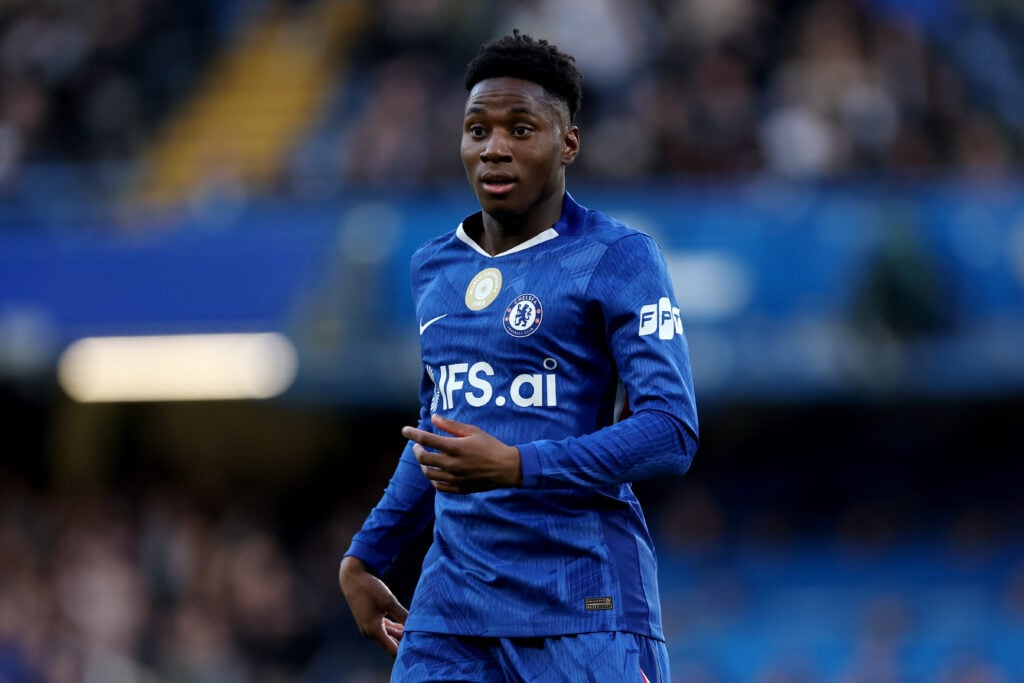 Dario Essugo of Chelsea
