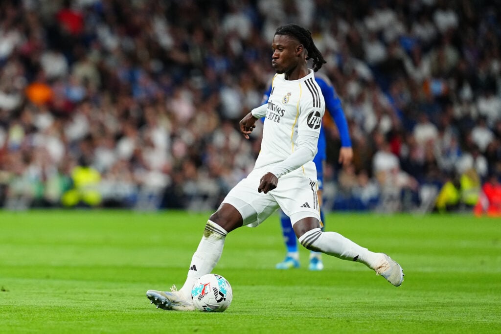 Eduardo Camavinga of Real Madrid CF is seen in action during