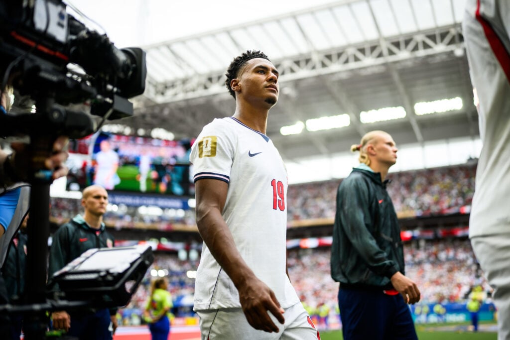 Ollie Watkins of England enters the pitch