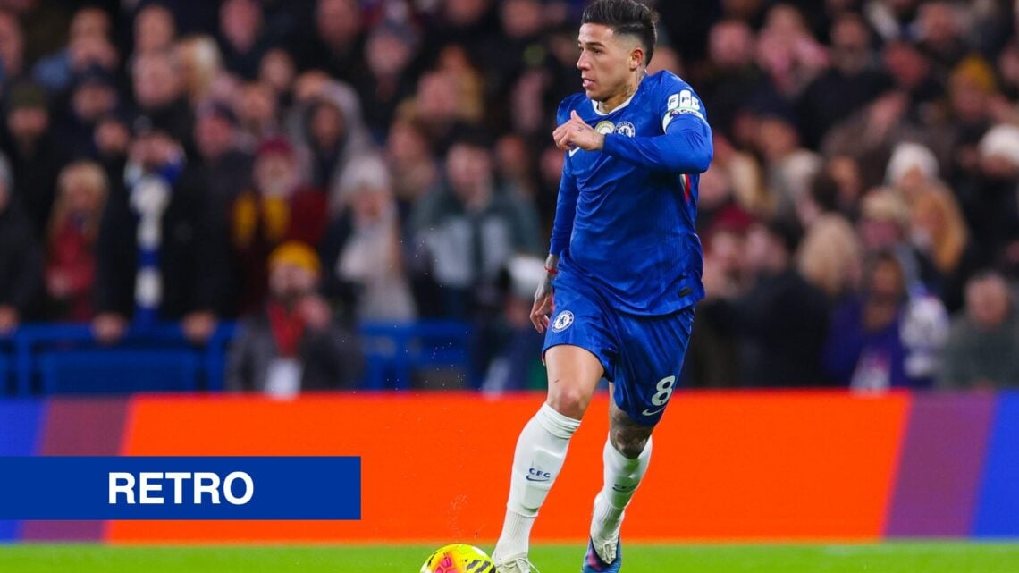 Enzo Fernandez of Chelsea controls the ball