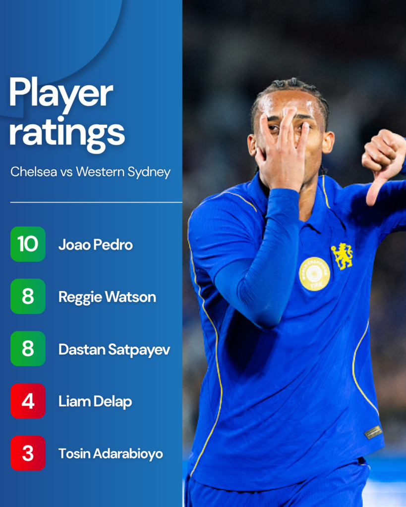 Chelsea player ratings vs Western Sydney Wanderers